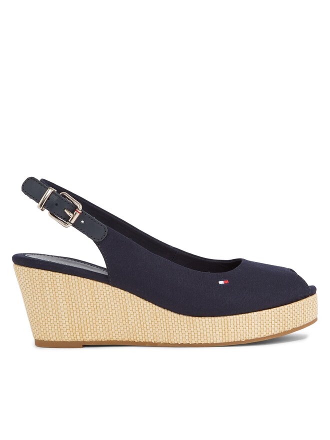 

Эспадрильи Tommy Hilfiger Iconic Elba Sling Back Wedge FW0FW04788 Azul marino, темно-синий