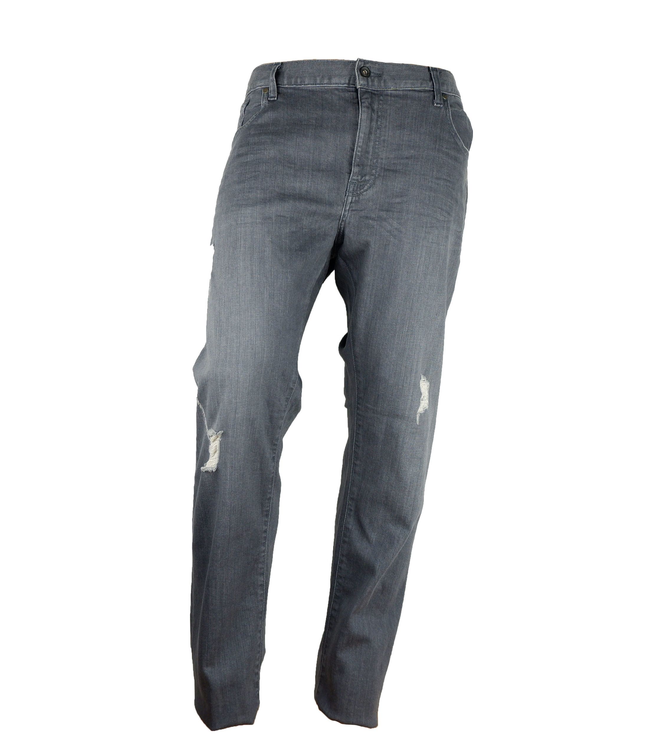 

Классический классический крой серого состаренного денима Armani Exchange