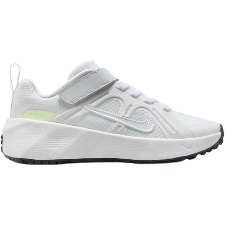Nike METRO TEK Low top детские беговые кроссовки бело-зеленые для детей 3-7 лет — фото 3