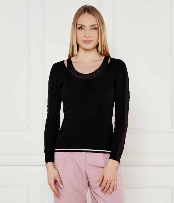 

Свитер Slim fit Liu Jo Sport, черный