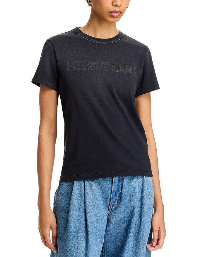 

Футболка с логотипом Slim Fit Helmut Lang, черный