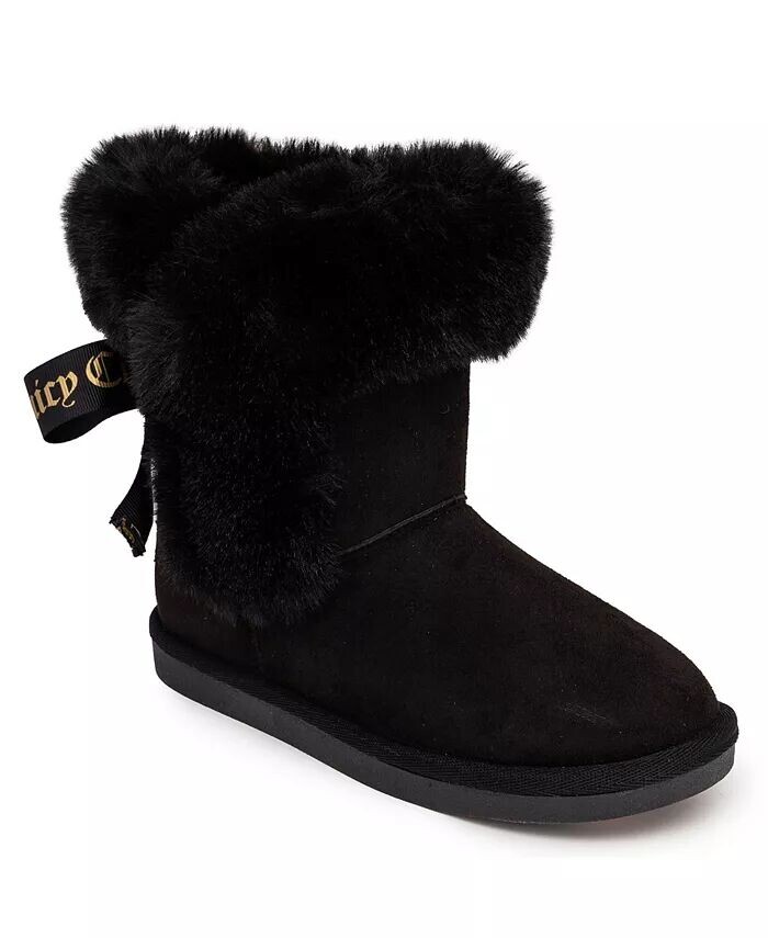 

Сапоги King для холодной погоды для маленьких и больших девочек Juicy Couture, черный