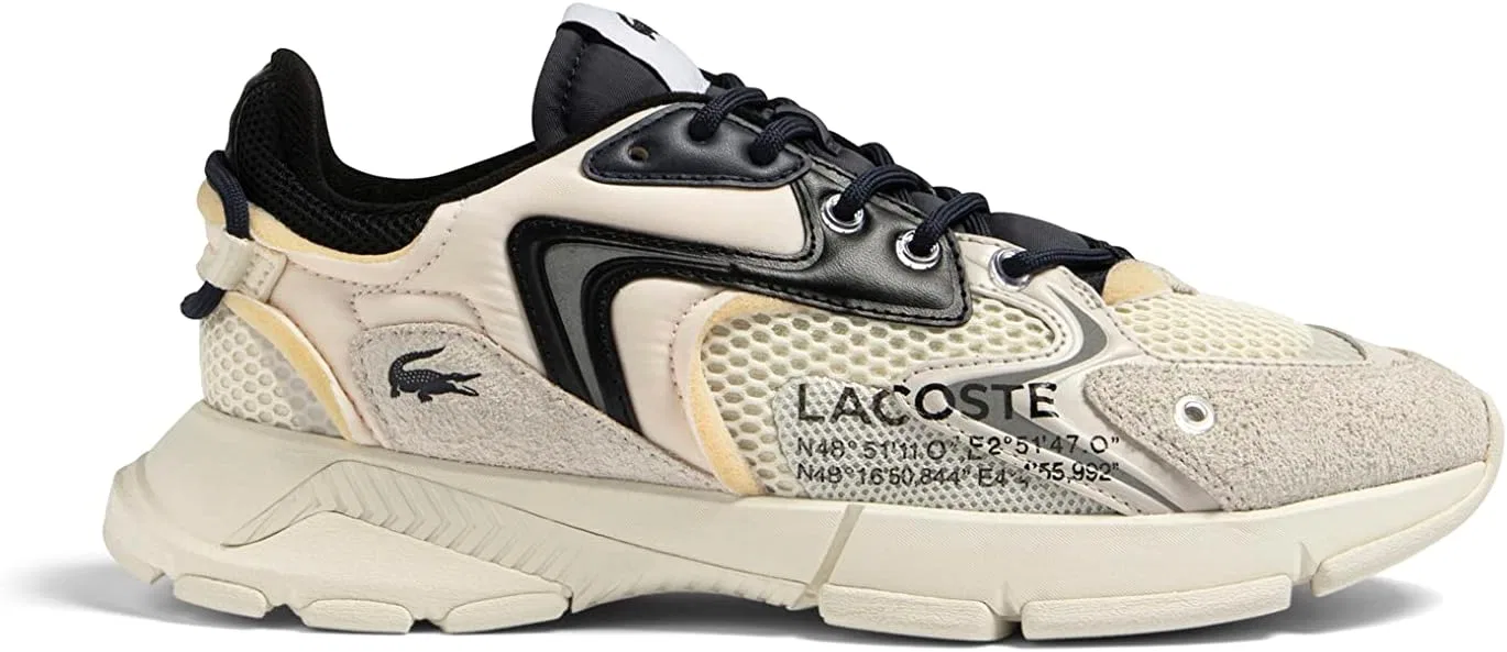 Мужские низкие кроссовки Lacoste L003 Neo 123 1 SMA, Мужская низкая обувь, Off-White — фото 4