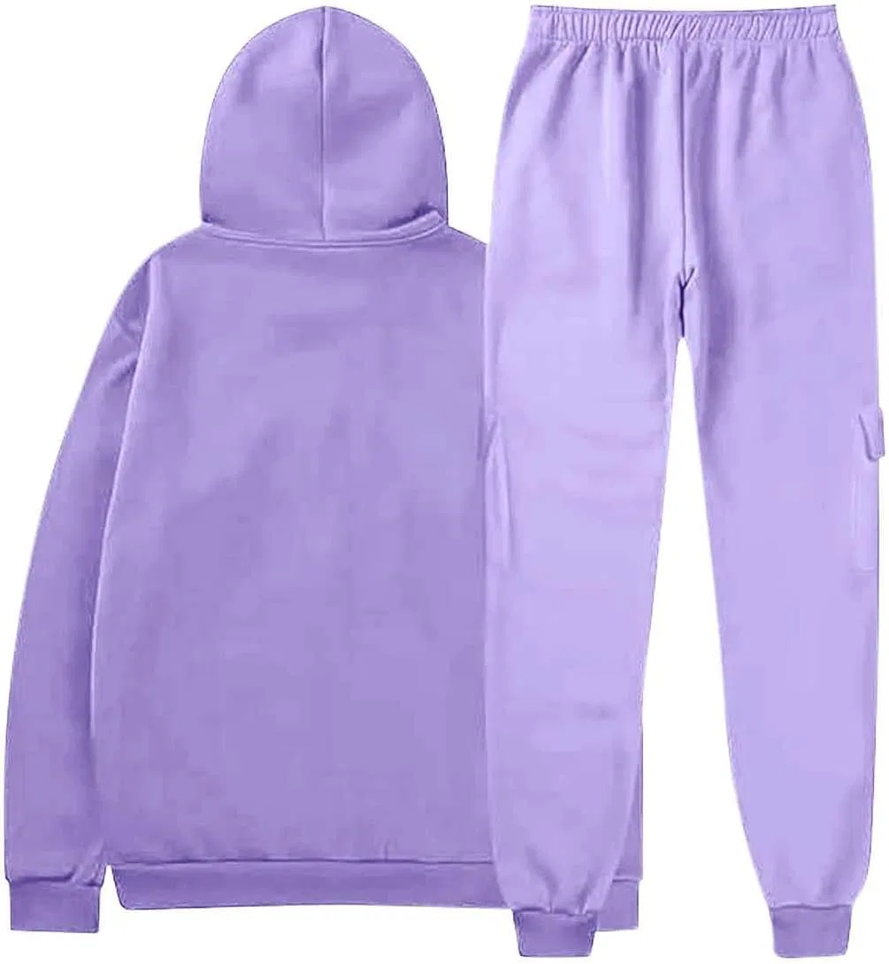 Спортивный костюм из рипстоп-хлопка, Generic, 2 предмета, A02_purple — фото 4