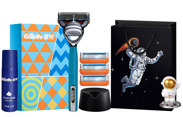 

Gillette Fengyin 5 Lite Astronaut лимитированный комплект одежды black технология термочувствительная бритва ручная