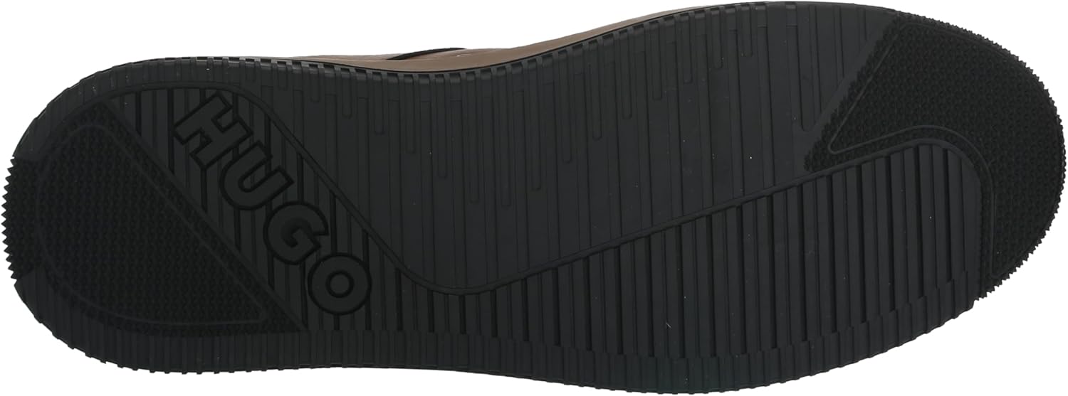 Мужские кроссовки Hugo Mens Kilian в ретро-стиле с двухцветным дизайном, Medium Oak — фото 4