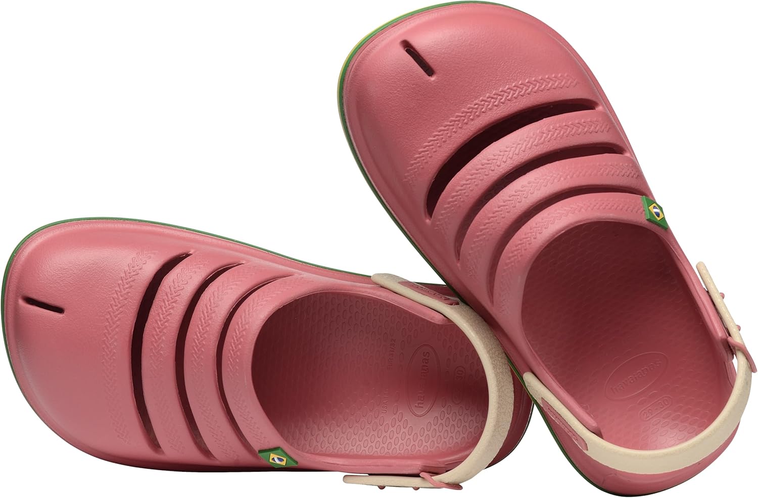 Детские сабо Havaianas Brazil, унисекс, красный — фото 2