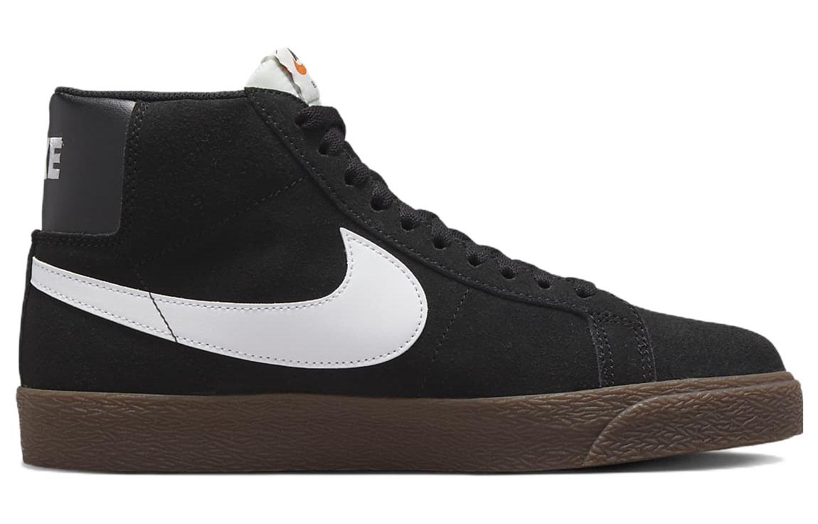 SB Zoom Blazer Mid черный белый темная камедь Nike — фото 4