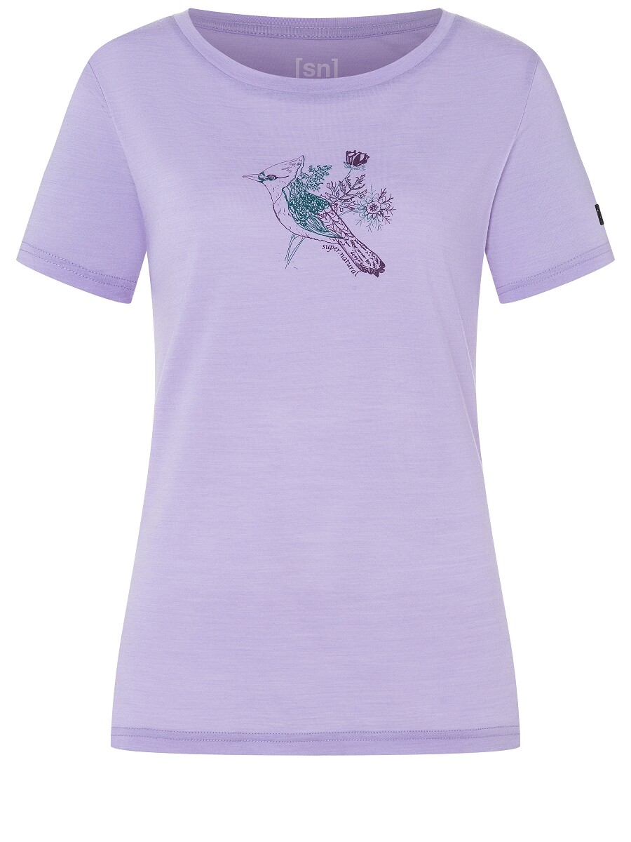 

Футболка super.natural Merino, фиолетовый