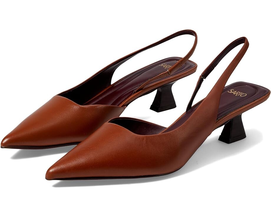 

Туфли Franco Sarto Devin Slingbacks, цвет Cognac Brown Leather