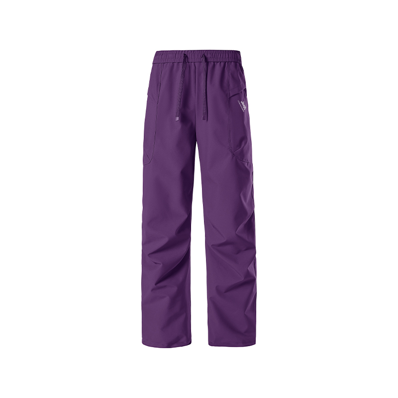 

Повседневные брюки Unisex утепленные и с флисовой подкладкой Wide Leg Jeep, фиолетовый (single pants)