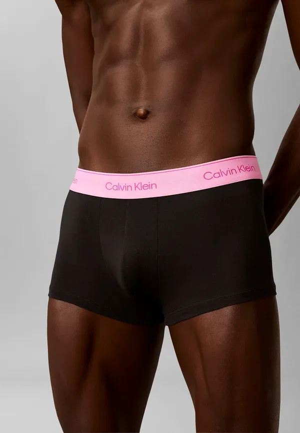 Трусы 5 шт Calvin Klein, низкая посадка, цвет марди гра зелёный — фото 4