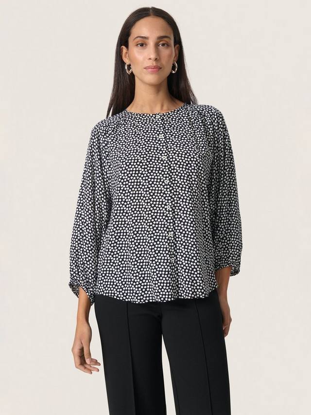 

Рубашка Arjana в горошек Soaked In Luxury, Black/White