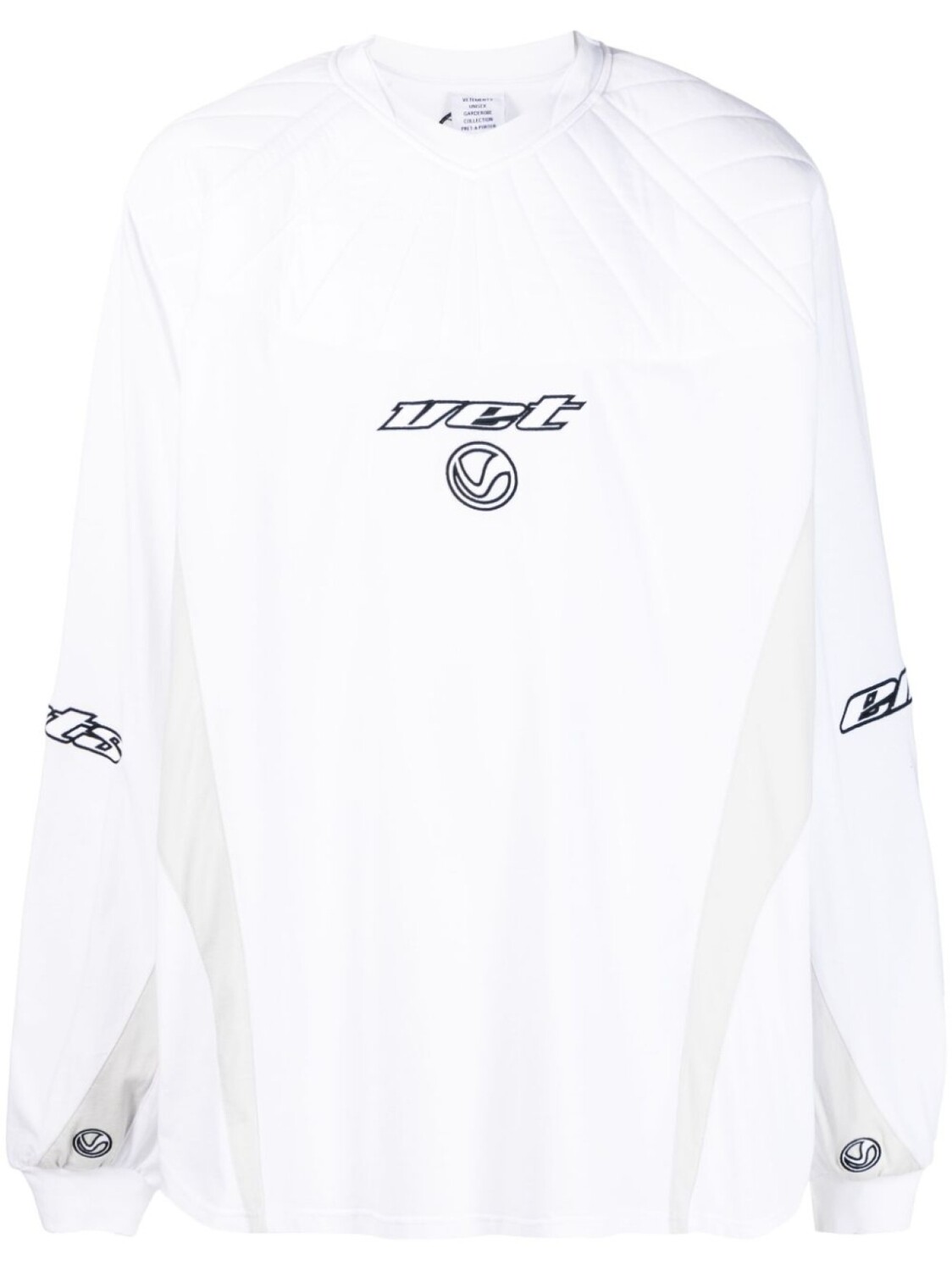

VETEMENTS футболка Gamer с дутыми вставками, белый