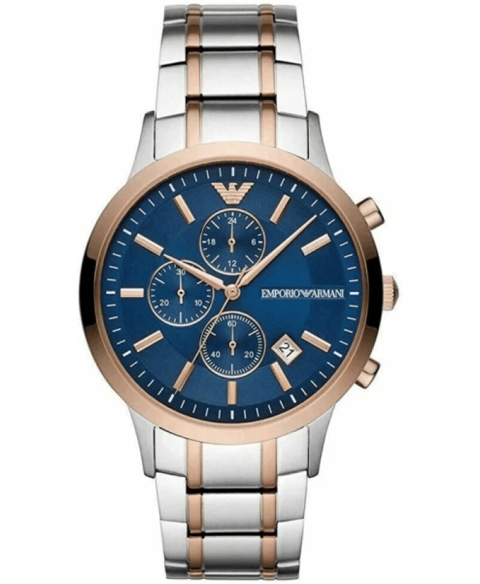 

Мужские часы из нержавеющей стали Emporio Armani, серый