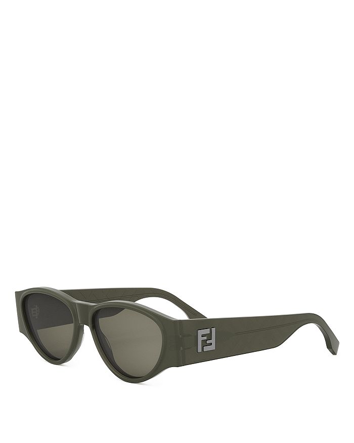 

Солнцезащитные очки FF Squared Oval, 55 мм Fendi, оранжевый