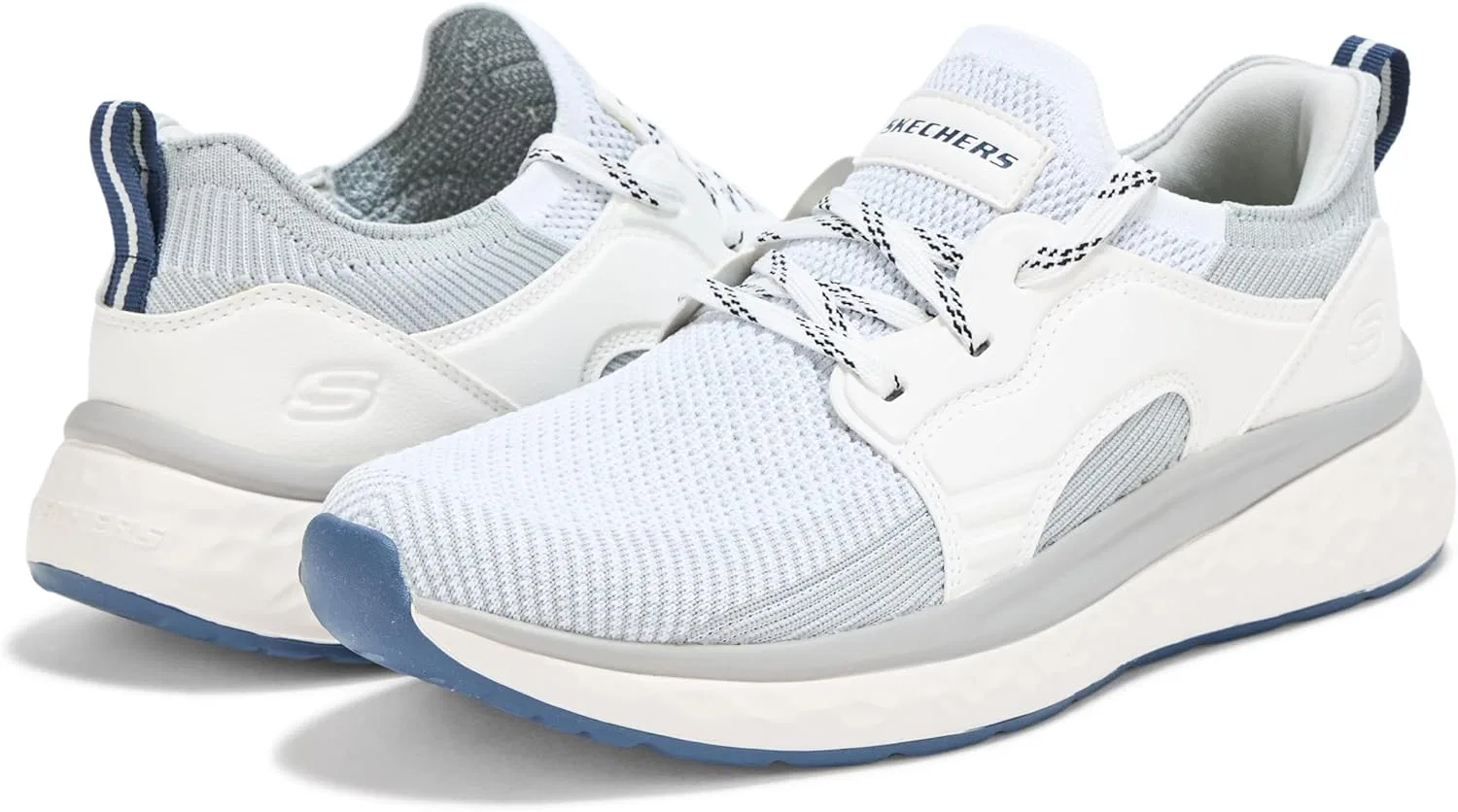 Мужские кроссовки Skechers Lancer-Dalton, White Grey — фото 3