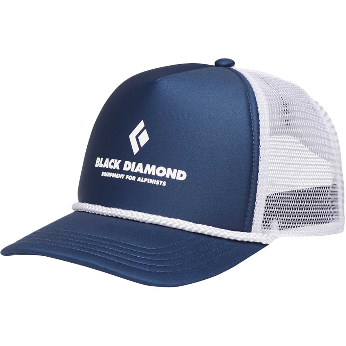 

Кепка дальнобойщика с плоским козырьком Black Diamond, цвет indigo/white eqpmnt for alpnst