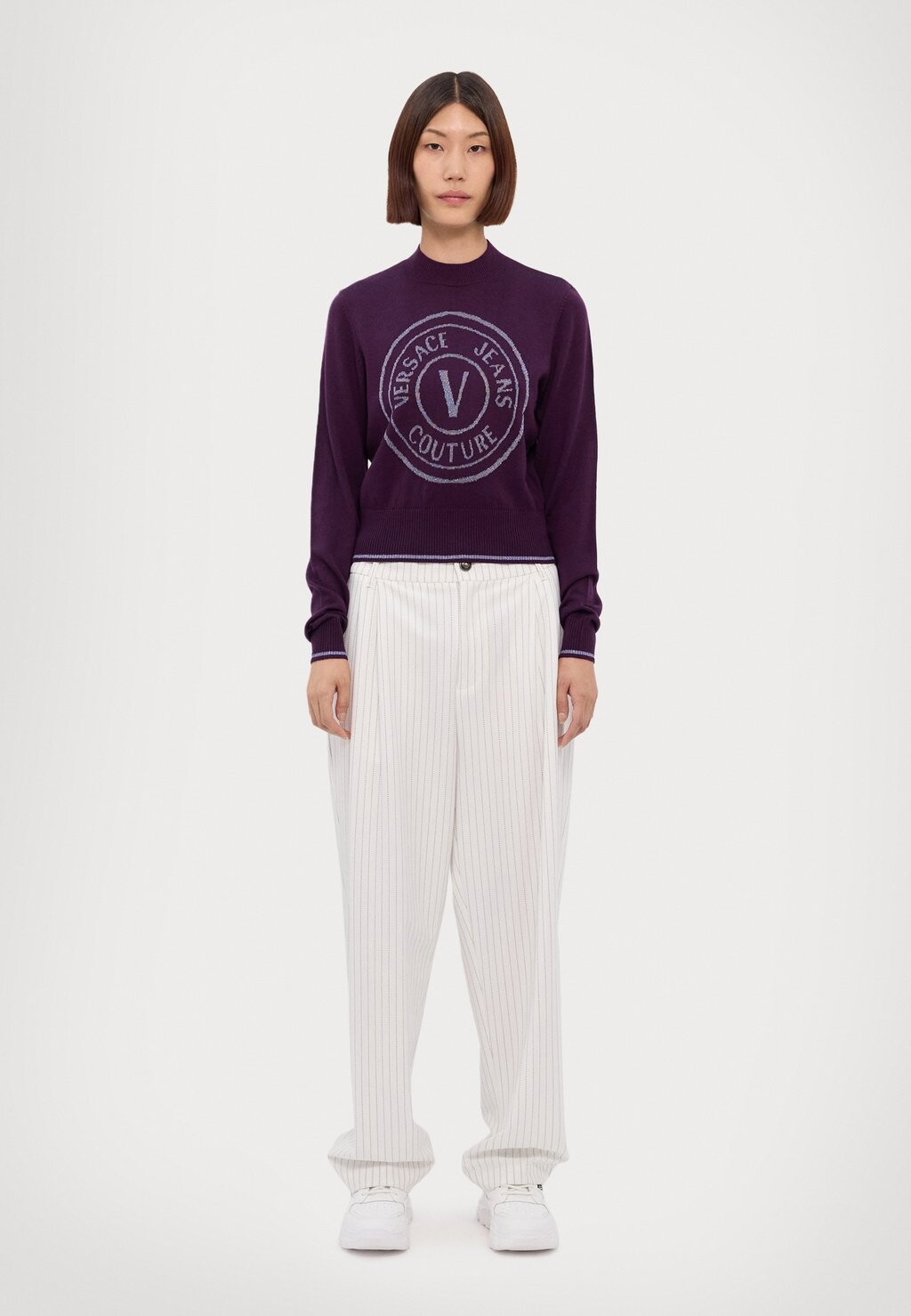 

Свитер EMBLEM LUREX Versace, фиолетовый