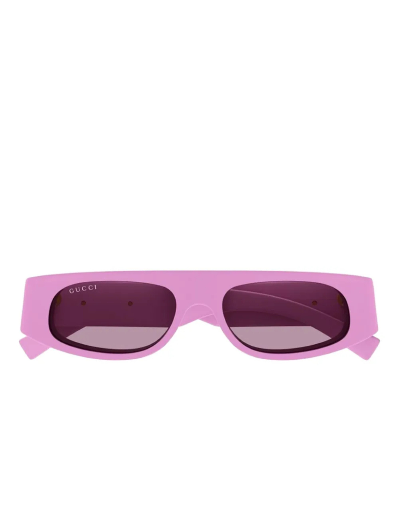 

Солнцезащитные очки Gucci Eyewear в прямоугольной оправе, розовый