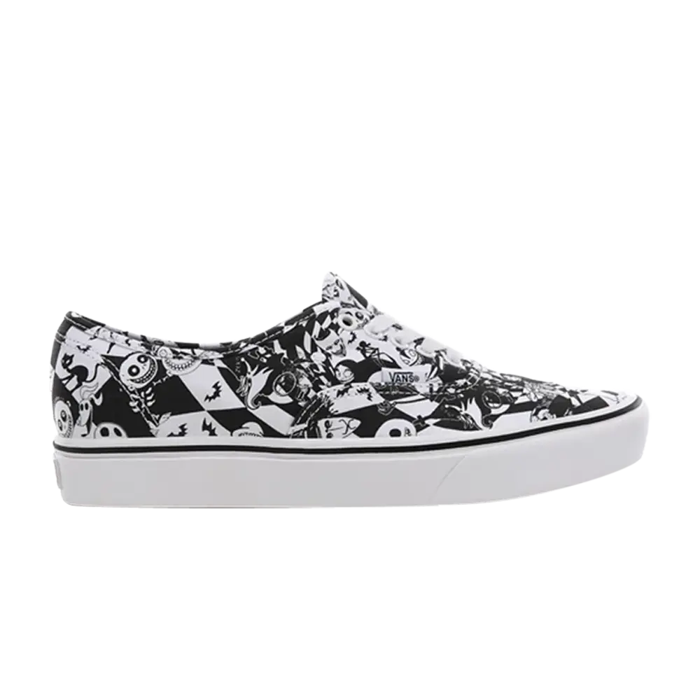 

Кроссовки The Nightmare Before Christmas x ComfyCush Authentic Vans, белый