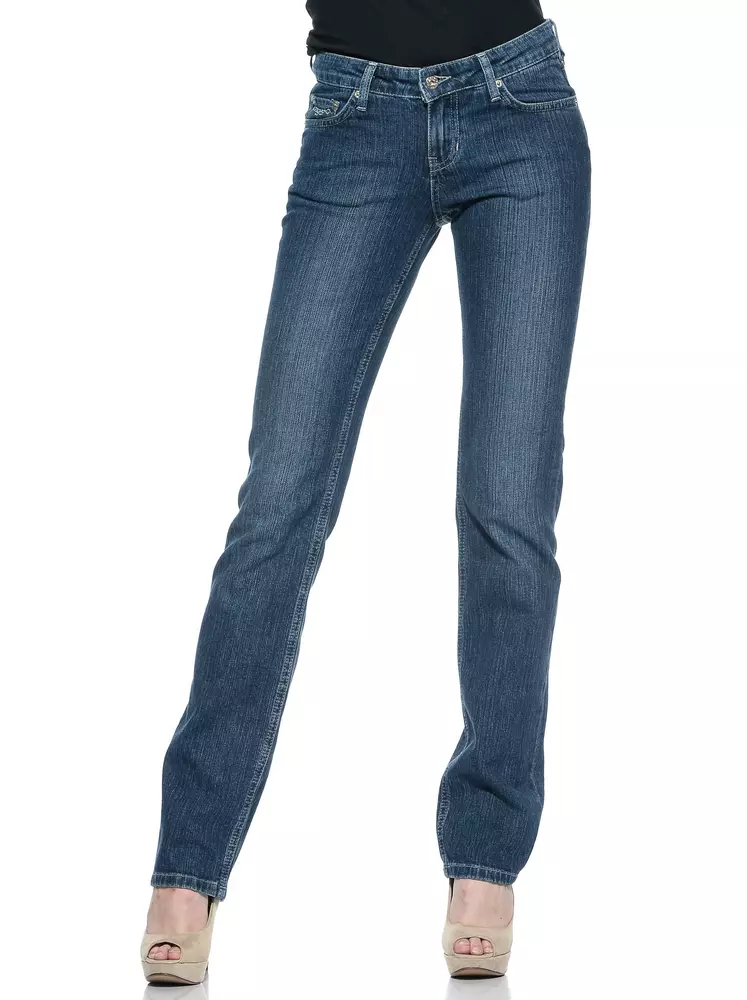 

Синие хлопковые женские джинсы Ungaro Sport, Blue