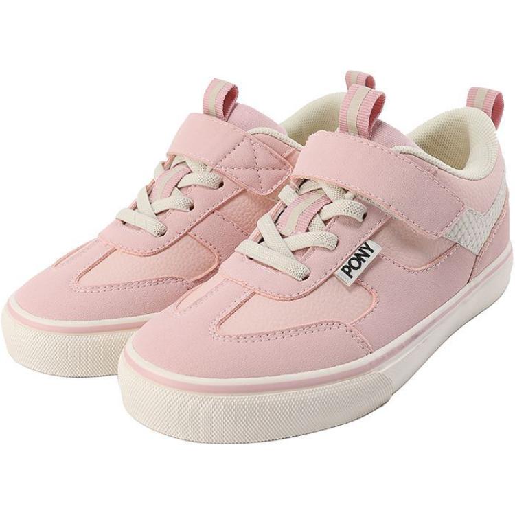 Pony Антискользящие износостойкие низкие детские скейтерские кроссовки Pink Kids — фото 3