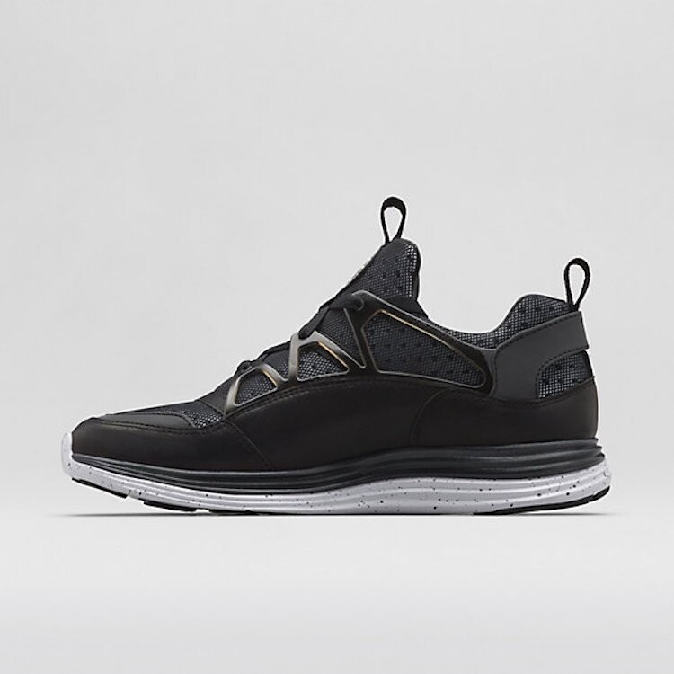 Кроссовки Nike Lunar Huarache Light SP 'Black', черный — фото 4