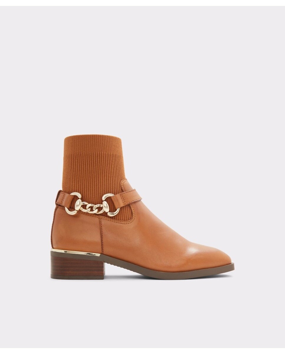 

Женские ботильоны из верблюжьей кожи с квадратным носком Aldo, коричневый