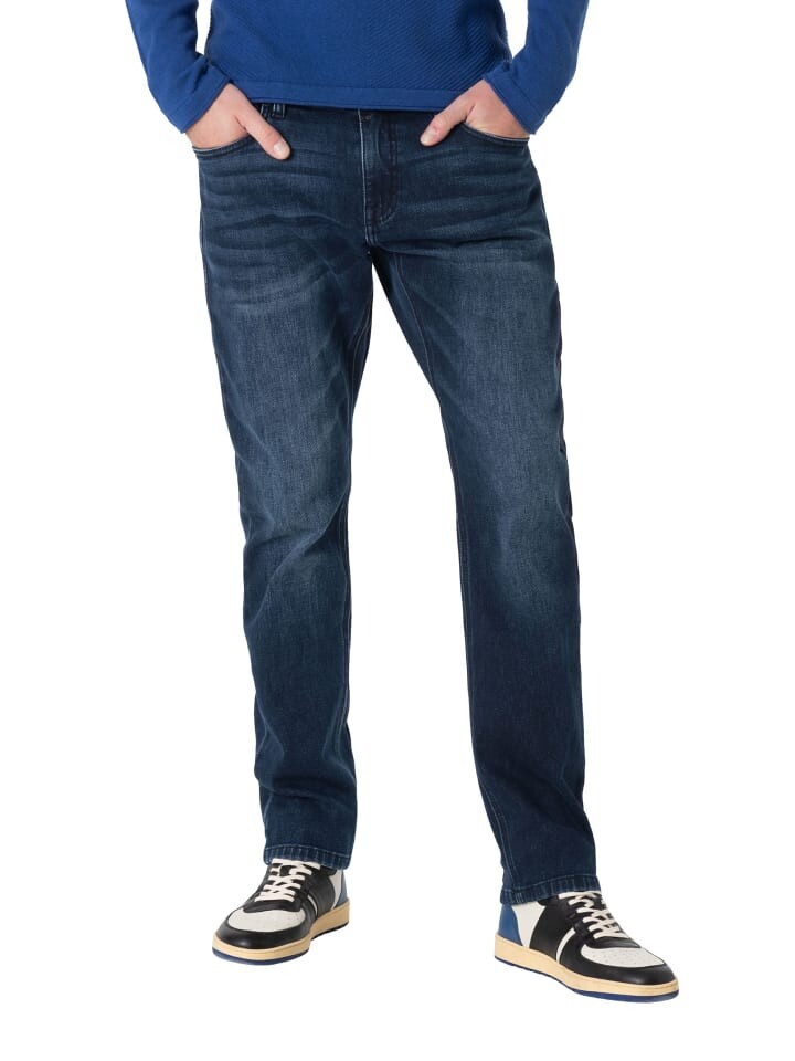 

Джинсы Timezone Jeans Slim Fit elastischer Denim Five-Pocket, синий