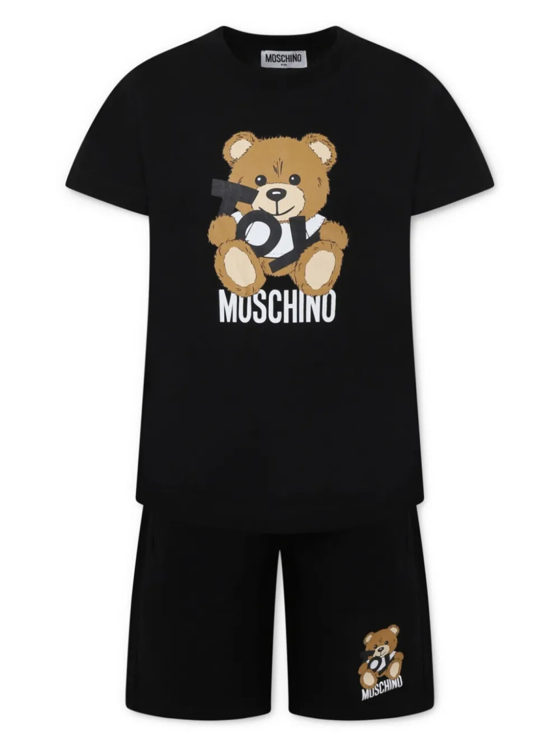 

Спортивный костюм Moschino Kids с принтом Teddy Bear, черный
