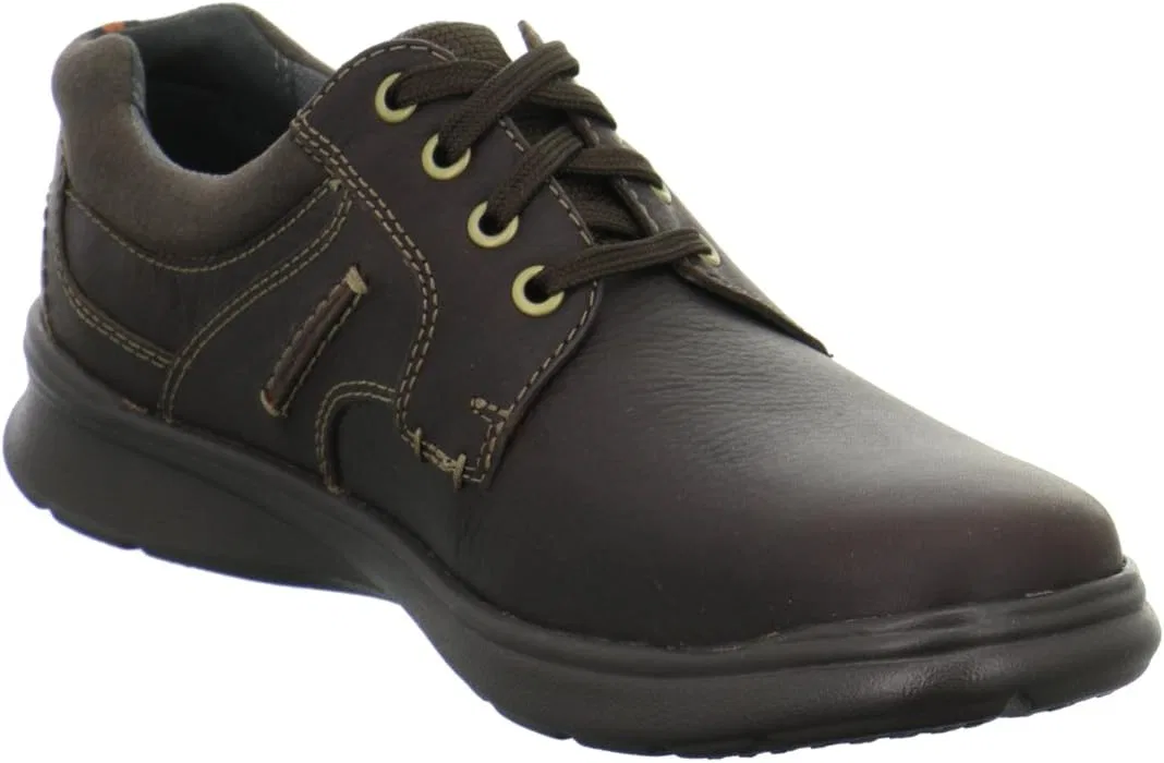 Мужские кроссовки Clarks Cotrell Plain, Brown Oily Leather — фото 3