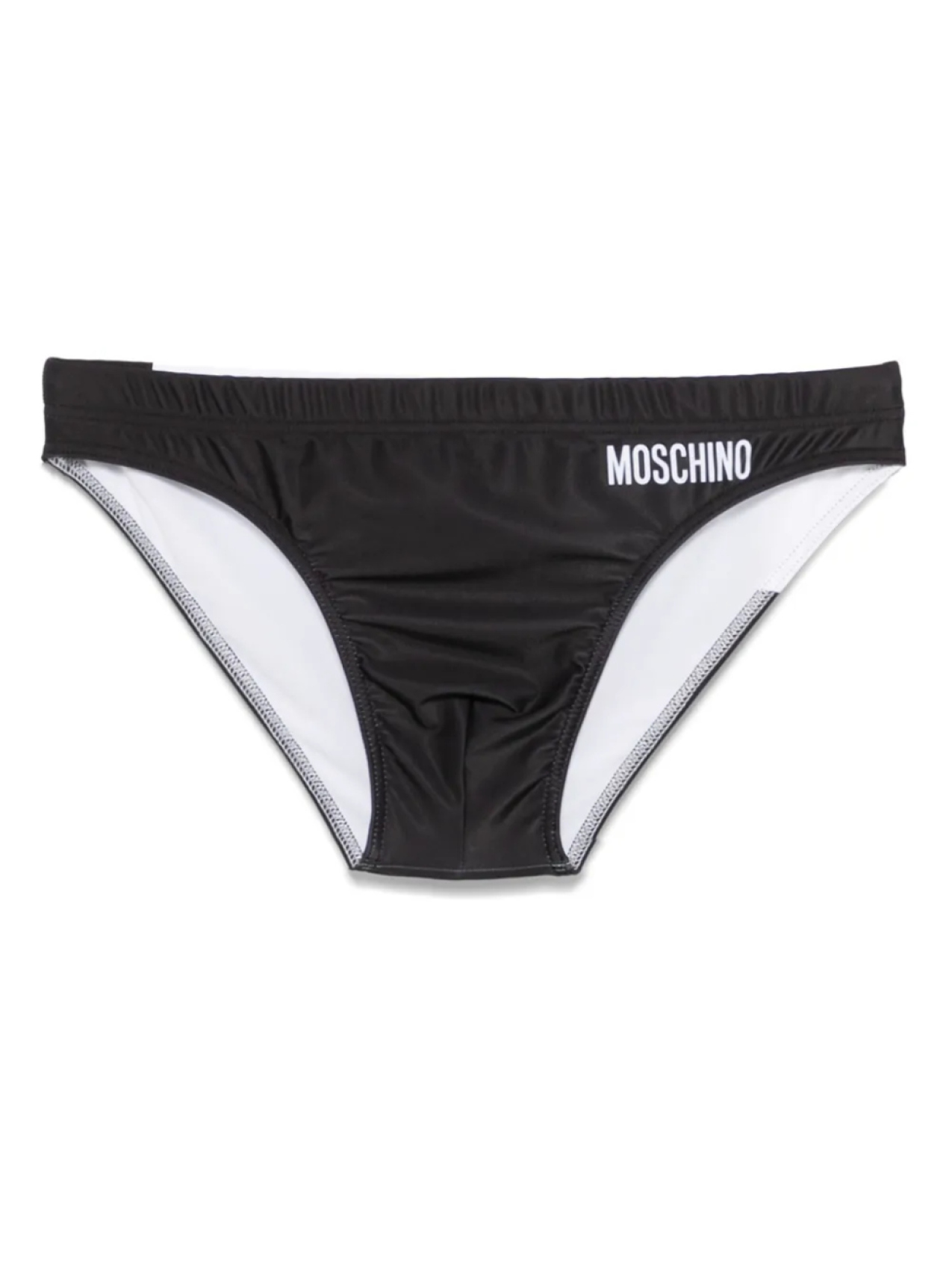 

Moschino плавки с логотипом, черный