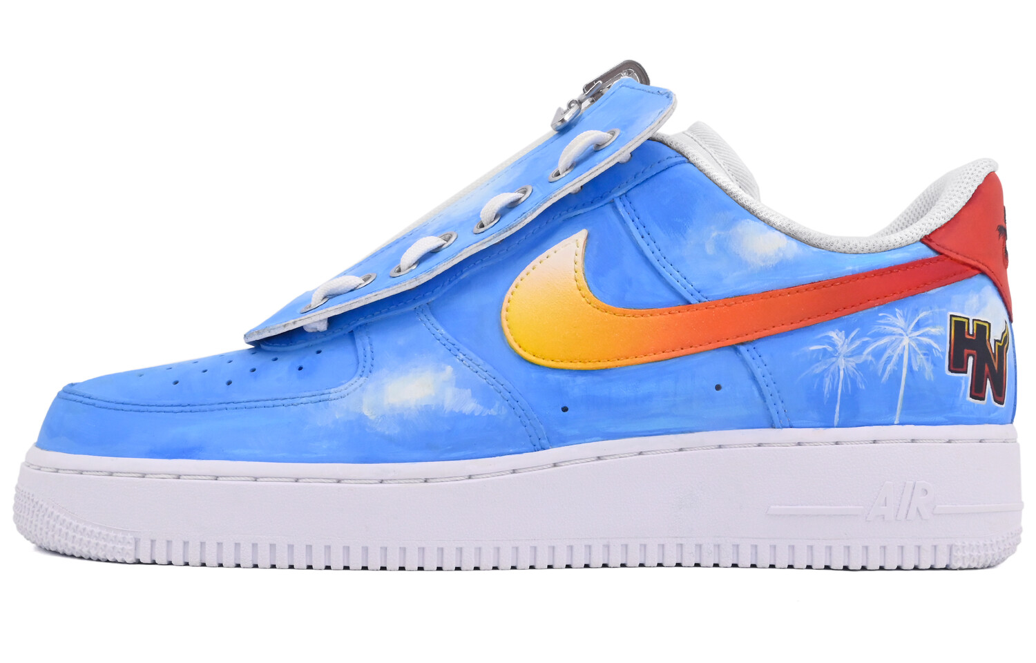 

Кроссовки Nike Air Force 1 Skateboarding Shoes Men Low-top Sky Blue, голубой, Синий, Кроссовки Nike Air Force 1 Skateboarding Shoes Men Low-top Sky Blue, голубой