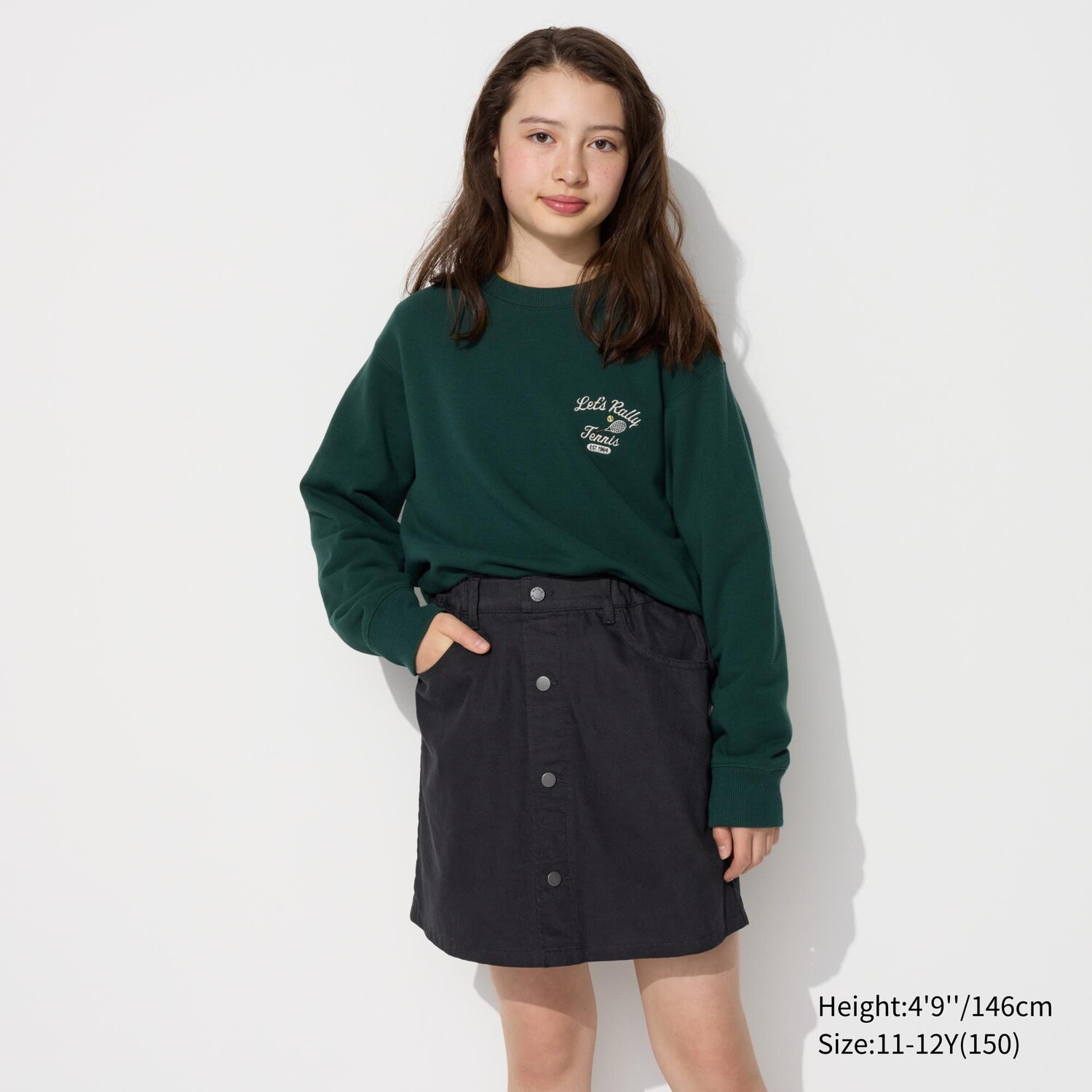 

Джинсы Брюки Юбка UNIQLO, черный