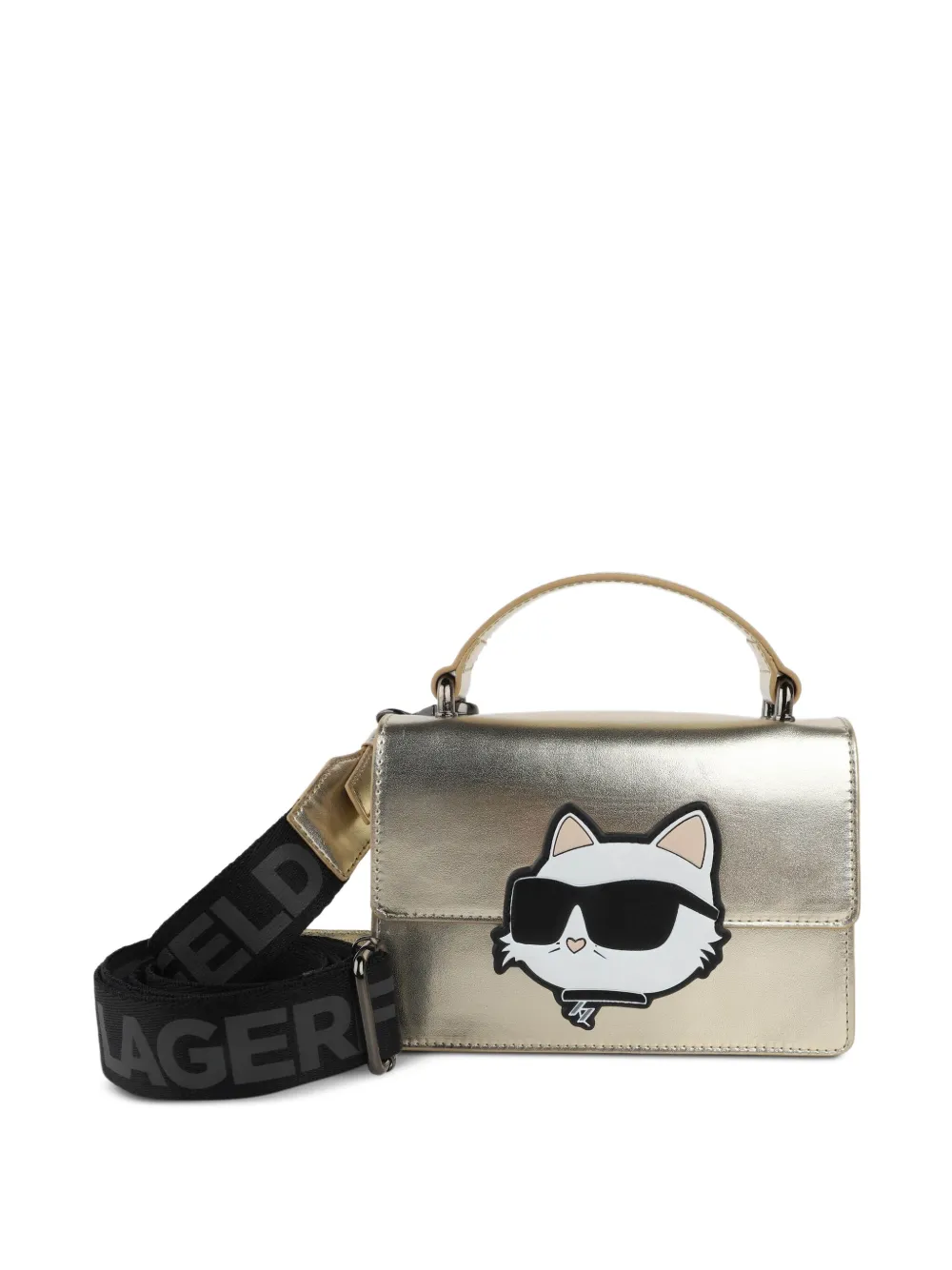 

Сумка-тоут K/Ikonik KARL LAGERFELD KIDS, золотой