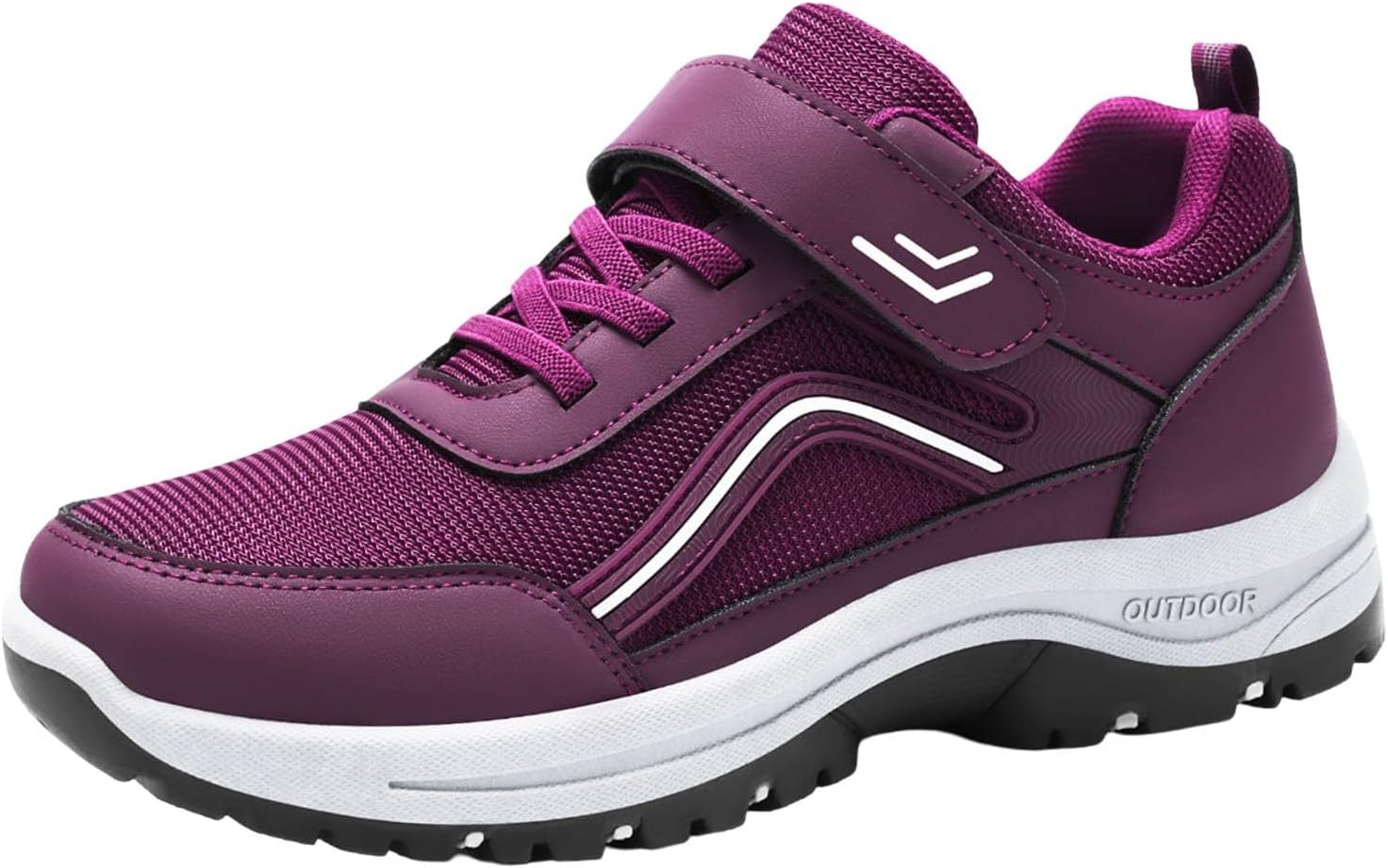 

Стильные унисекс-трикотажные кроссовки для ходьбы с мягкой подошвой для повседневной спортивной одежды и легкие поддерживающие Generic, фиолетовый