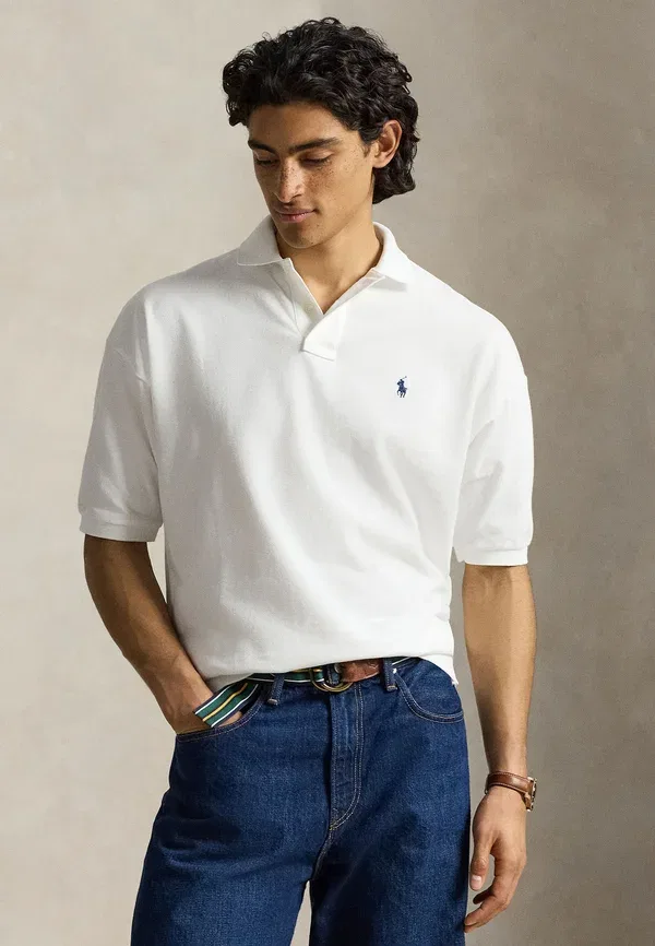 Поло свободного кроя Polo Ralph Lauren, белый
