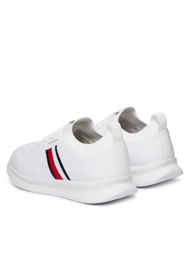 Tommy Hilfiger Легкие вязаные кроссовки для бега FM0FM05756 белого цвета — фото 3