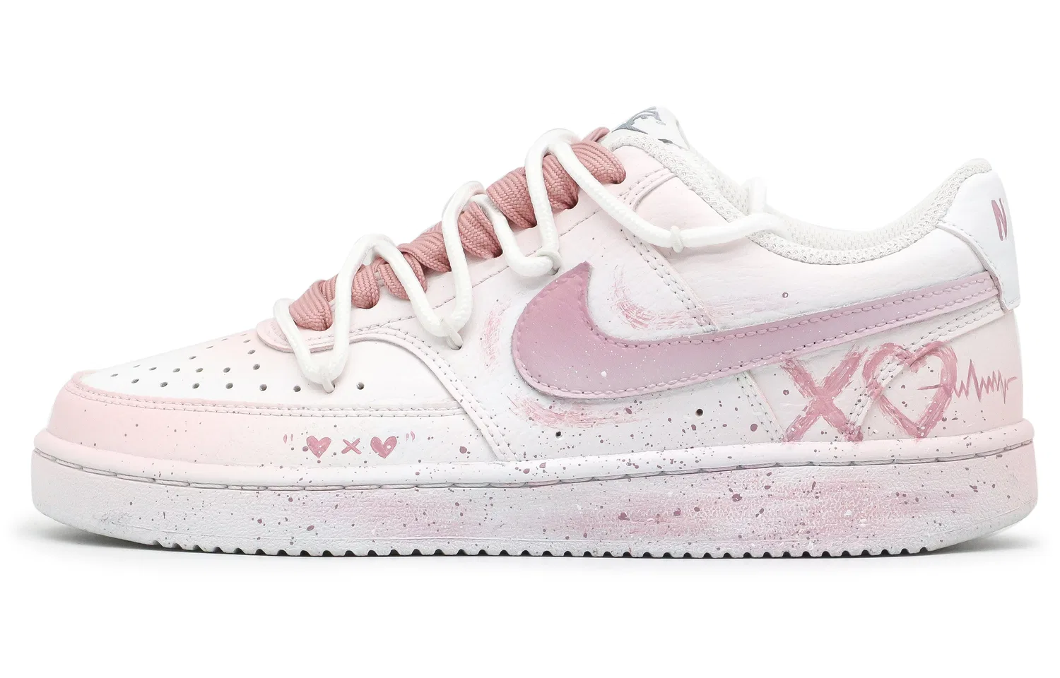 Кроссовки Nike Court Vision 1 Low Pink White — фото 3