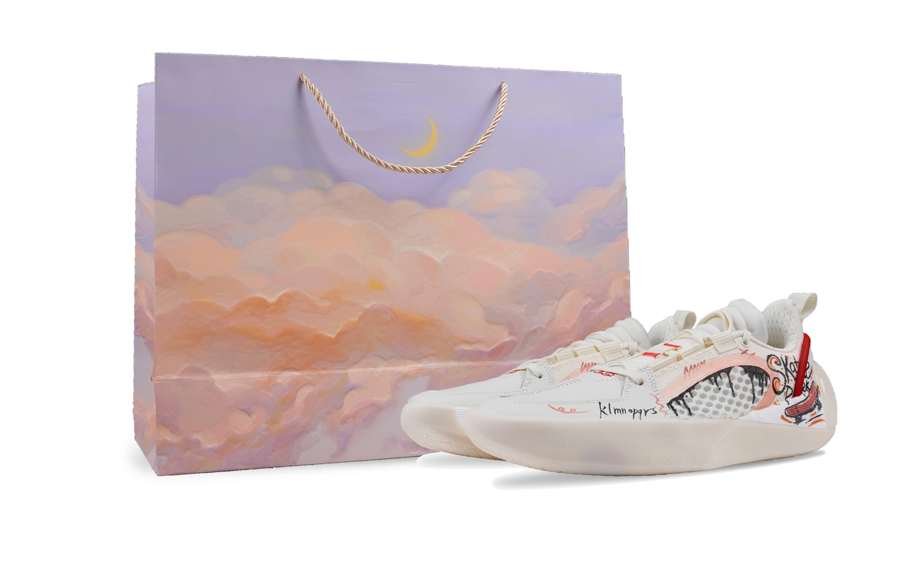 

Баскетбольные кроссовки Full City 12 ENCORE с амортизацией, противоскользящие и износостойкие, низкие, мужские, цвета экрю LINING, Ecru