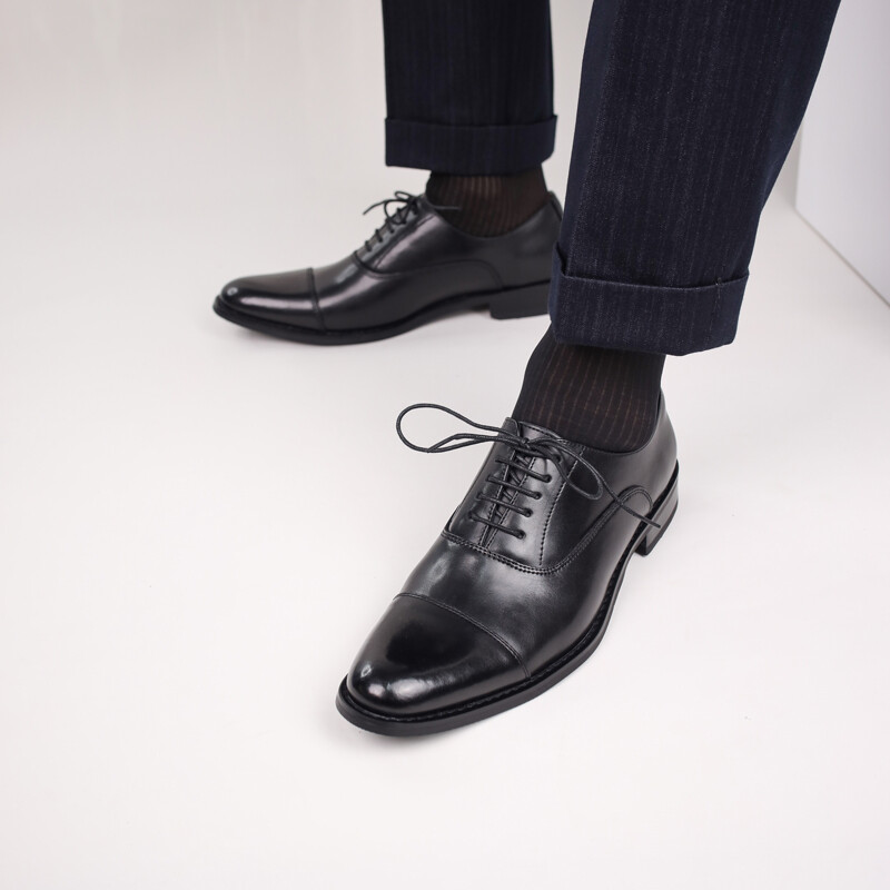 Туфли мужские Men"s Casual Men Low-Top Weishibangwei, темно-коричневый — фото 4