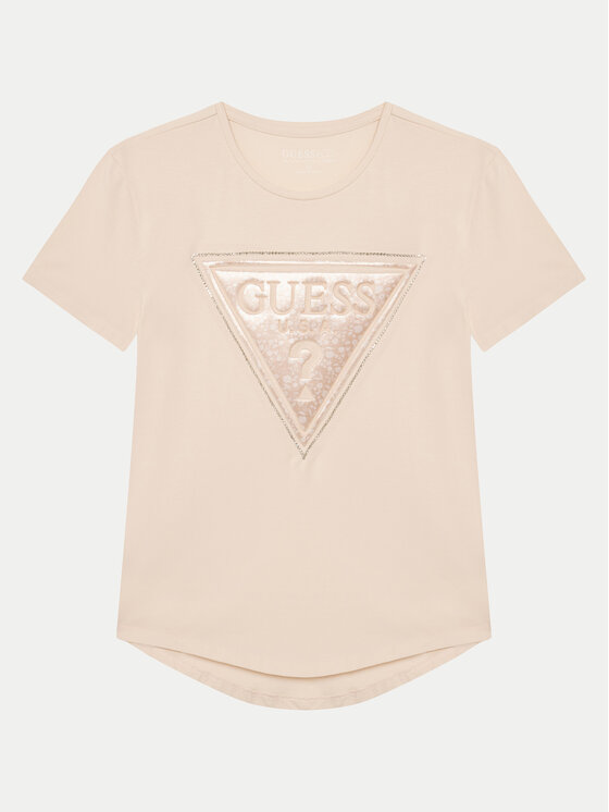 

Футболка обычного кроя J5GI15 K6YW4 Guess, розовый