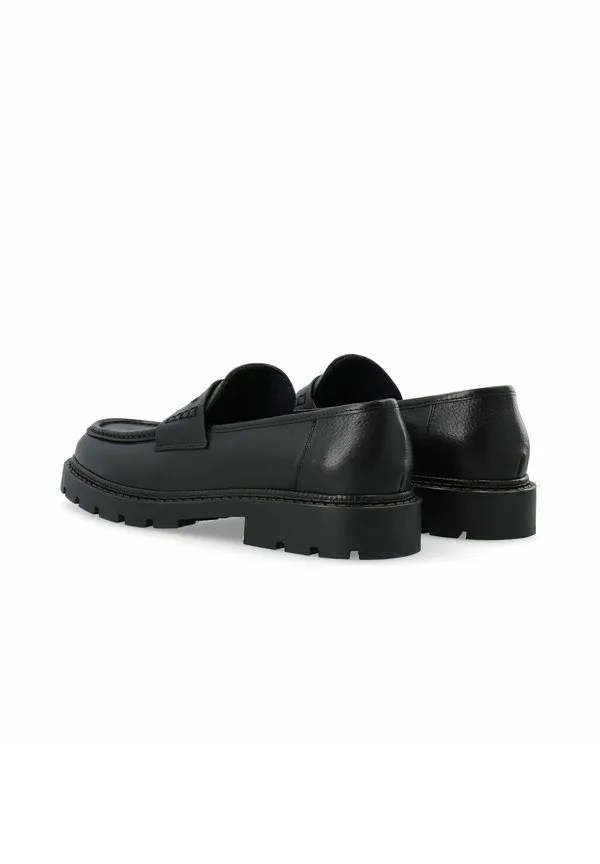 Лоферы penny loafer biajeff slipons Bianco, Black — фото 4