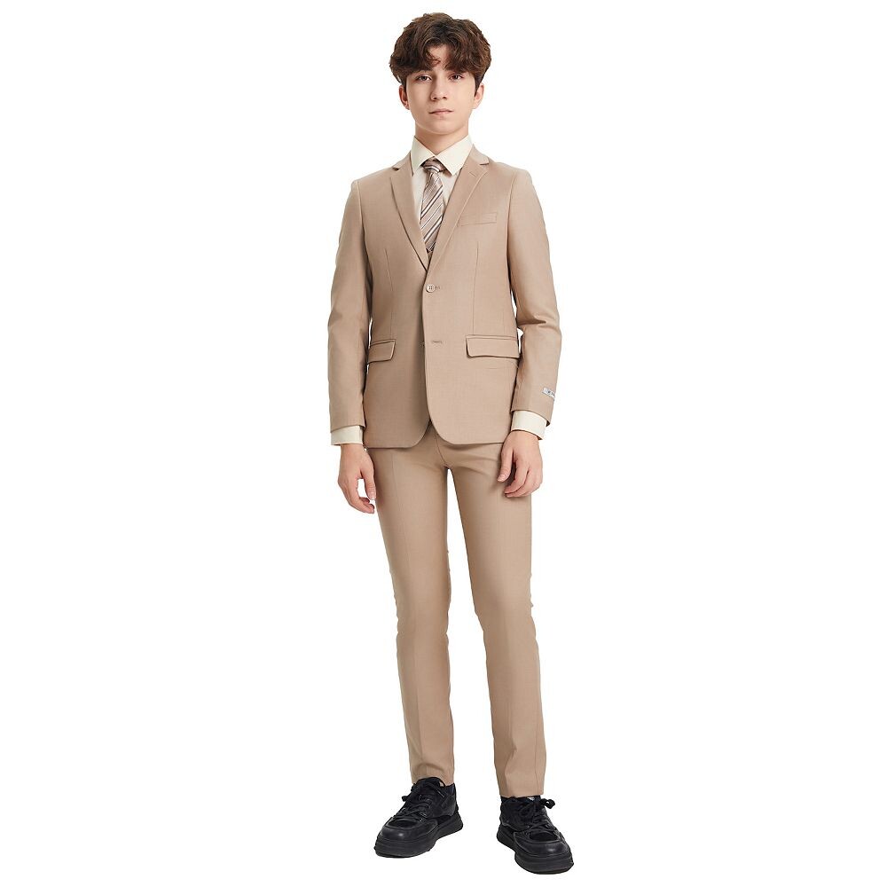 

Однотонный костюм для мальчика из 5 предметов Stacy Adams, цвет Mid Tan