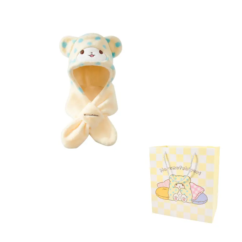 

Унисекс полиэстеровая толстовка с капюшоном и плюшевая шапка Sanrio