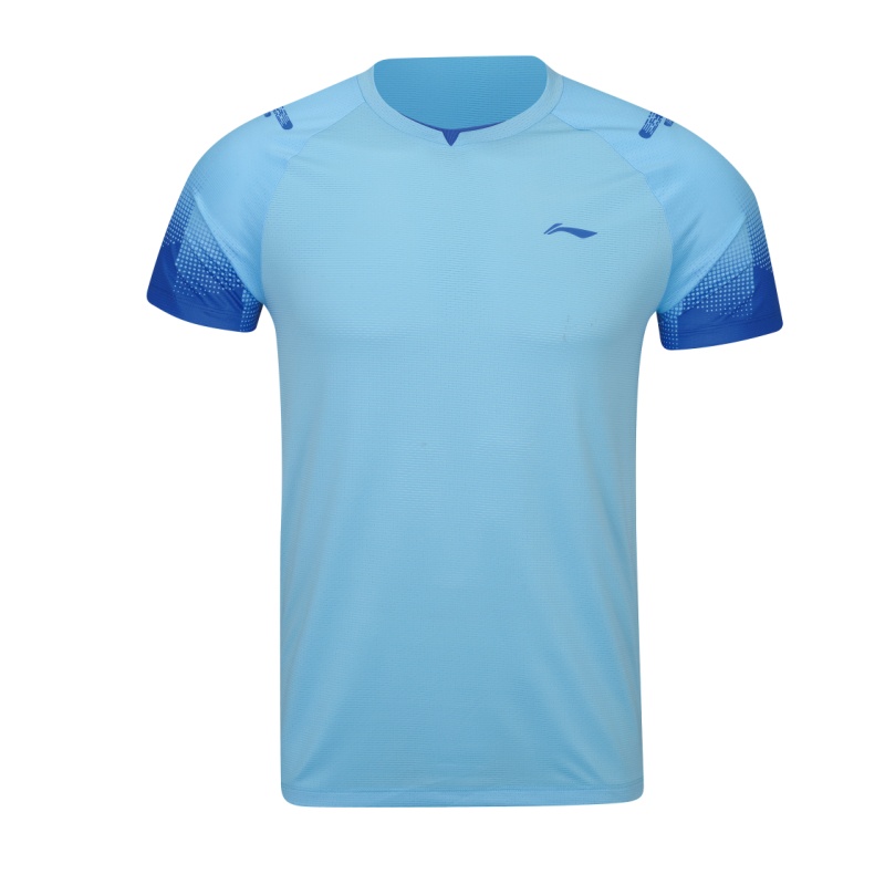 

Коллекция для настольного тенниса Li-Ning, одежда унисекс, neon sky синий