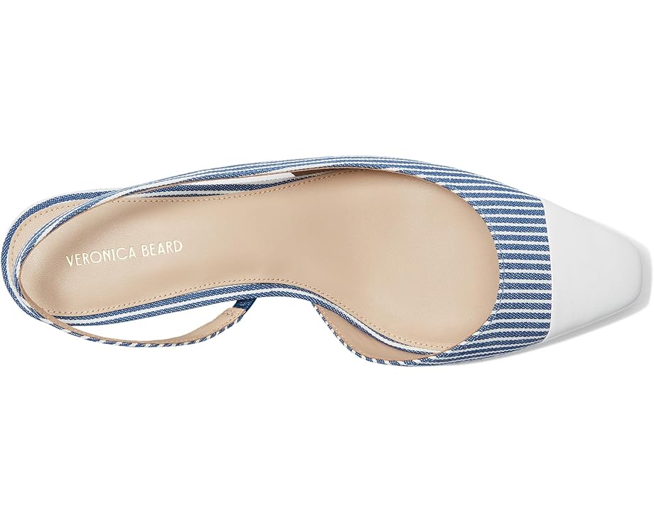 Туфли Veronica Beard Cecile Sling, цвет Blue/White Stripe Denim — фото 2