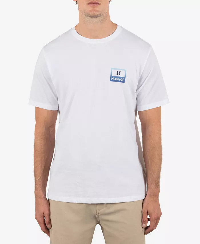 

Мужская футболка с коротким рукавом Divide Hurley, белый