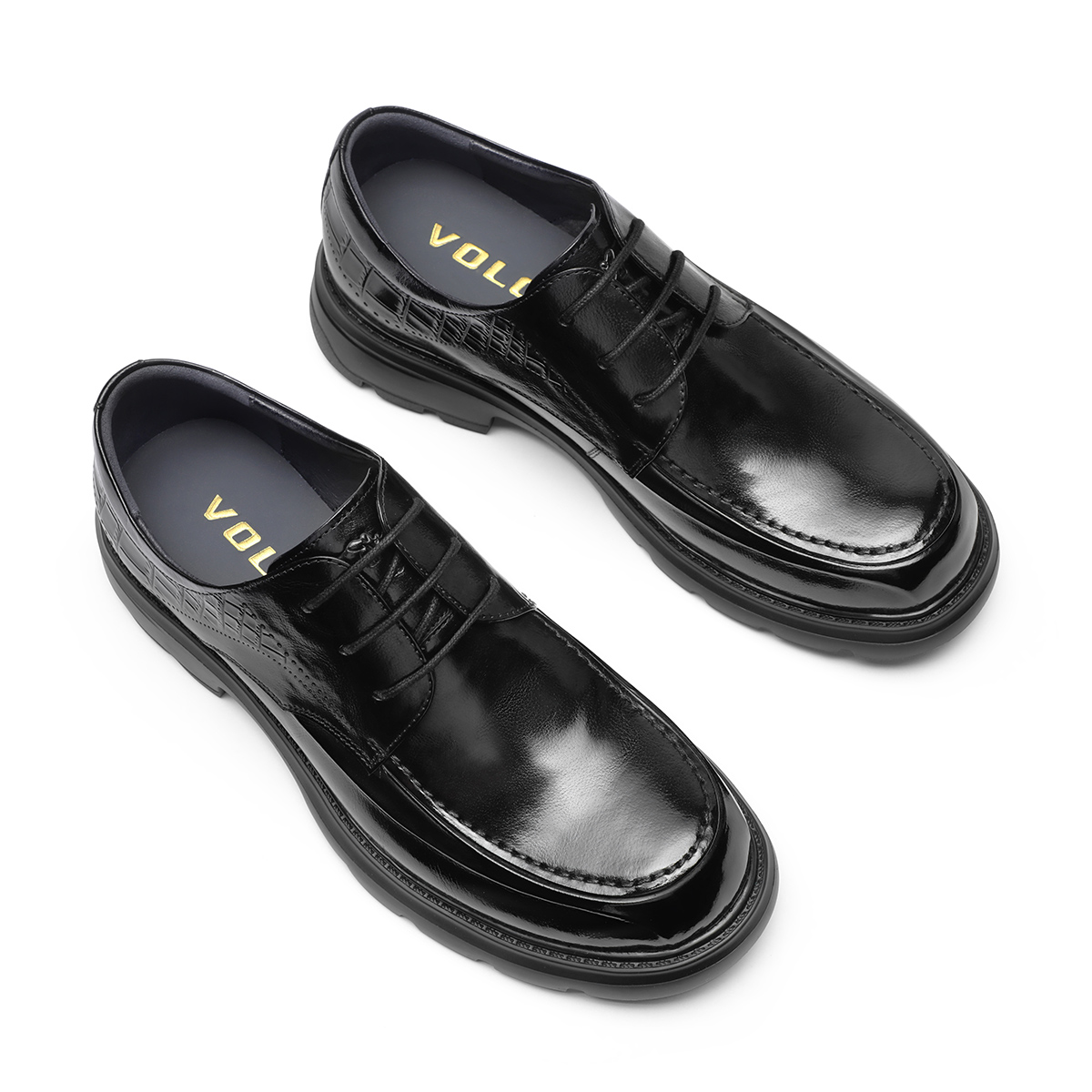 VOLO Мужские повседневные кроссовки Nike 379V5282D черные низкие, цвет Black 379V5282D — фото 3